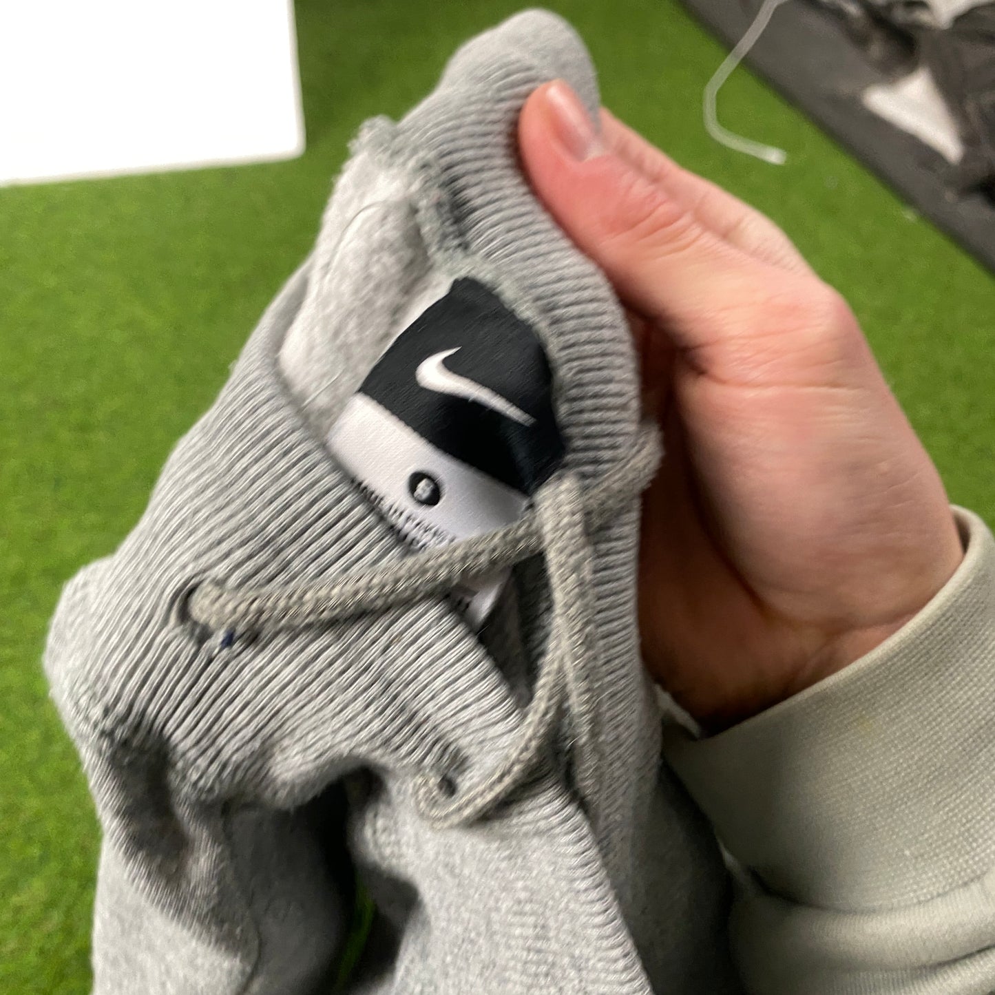 00s Nike Wide Leg Cotton Joggers Grey Small