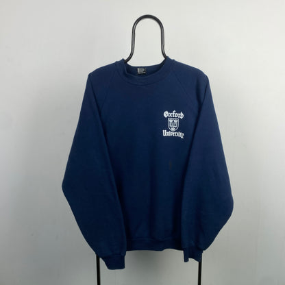 Retro Screen Stars Oxford University Sweatshirt Blue XL