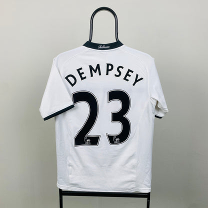 00s Nike Fulham Dempsey Football Shirt T-Shirt White Small
