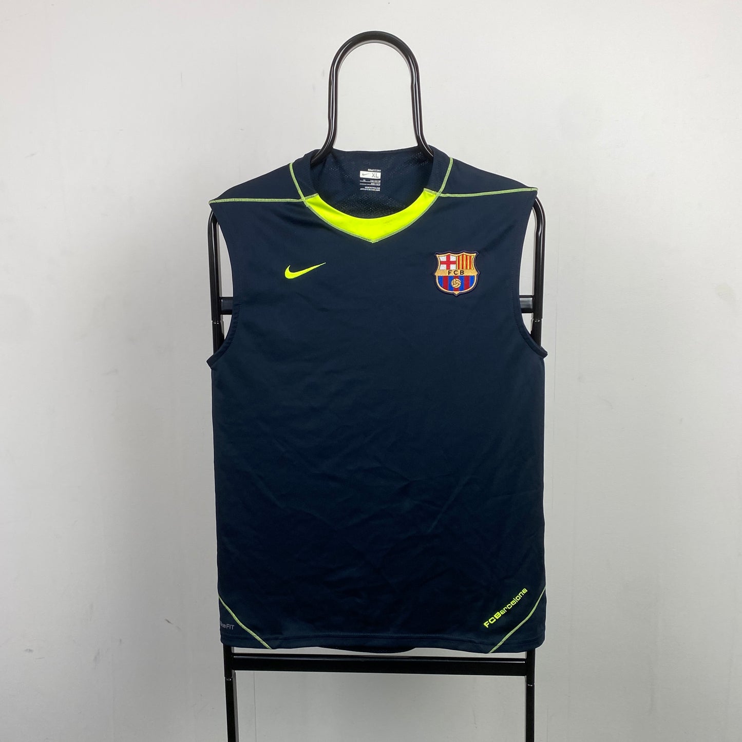 00s Nike Barcelona Vest T-Shirt Blue Small