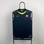 00s Nike Barcelona Vest T-Shirt Blue Small
