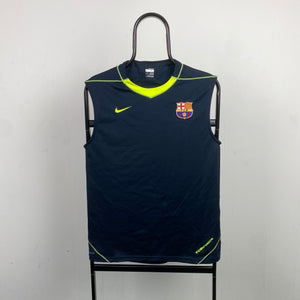 00s Nike Barcelona Vest T-Shirt Blue Small