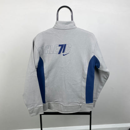 00s Nike Zip Sweatshirt Grey XS