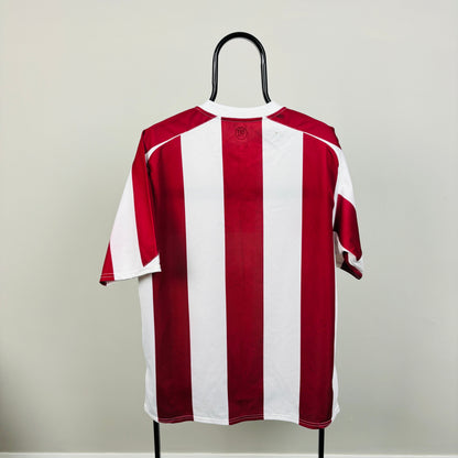 00s Nike Sparta Prague Football Shirt T-Shirt Red Large