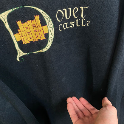 Retro Dover Castle Sweatshirt Black XL