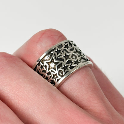 Star Cluster Band Ring