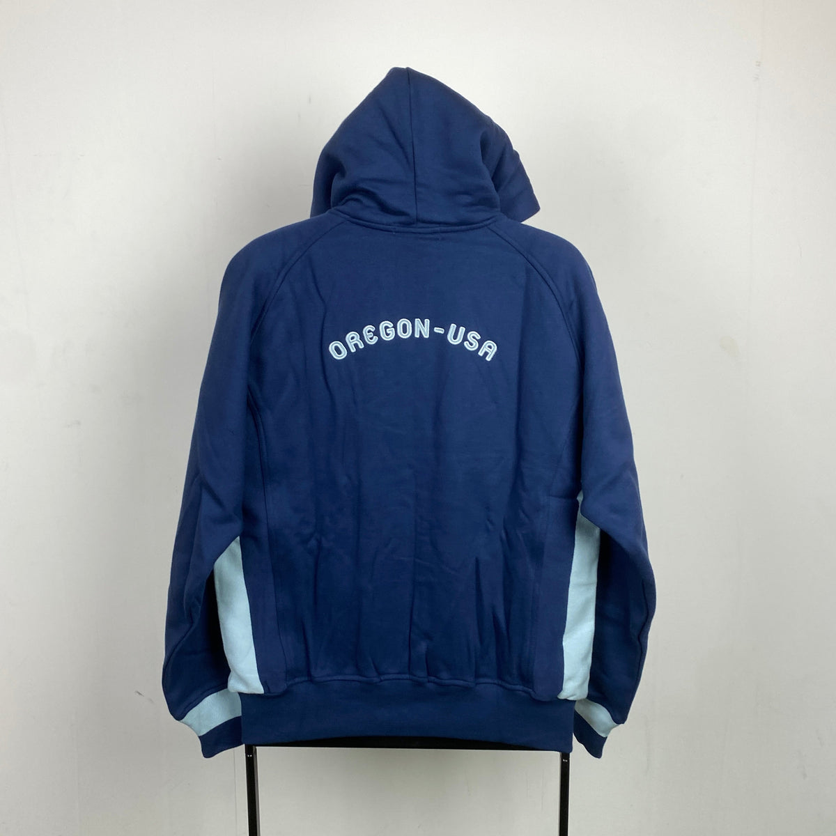00s Nike Zip Hoodie Blue Small
