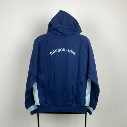00s Nike Zip Hoodie Blue Small