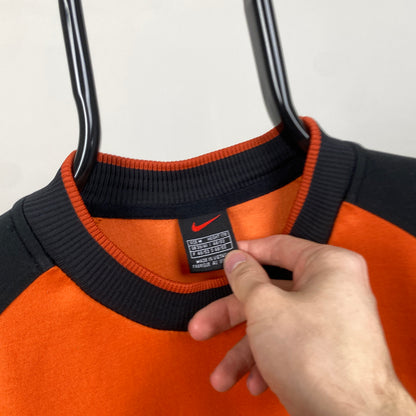90s Nike Sweatshirt Orange Medium