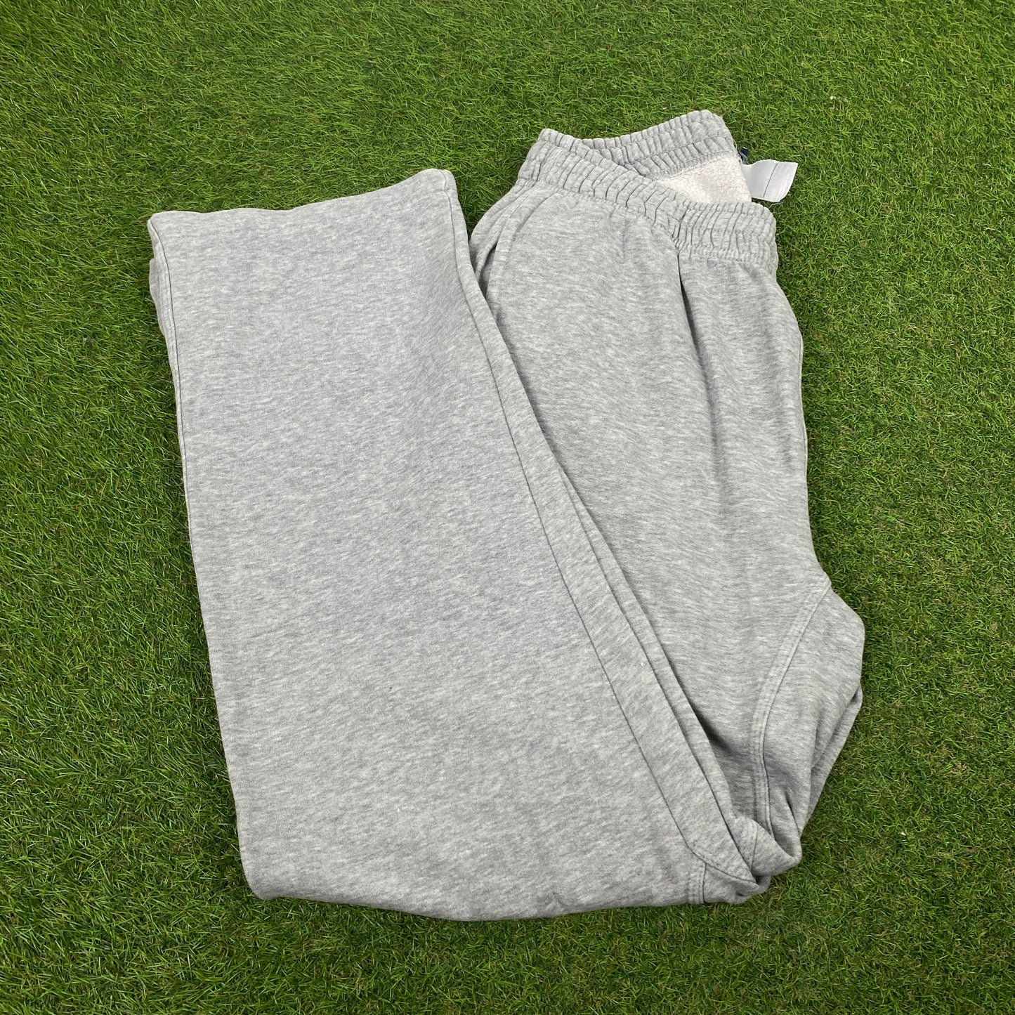 00s Nike Wide Leg Cotton Joggers Grey Small