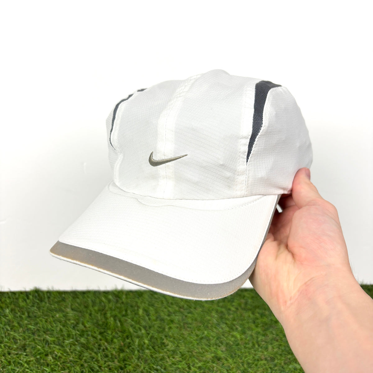 00s Nike Reflective Running Hat White