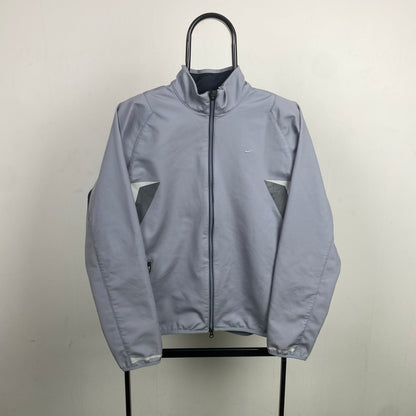 00s Nike Sphere Pro Waterproof Windbreaker Jacket Grey Large