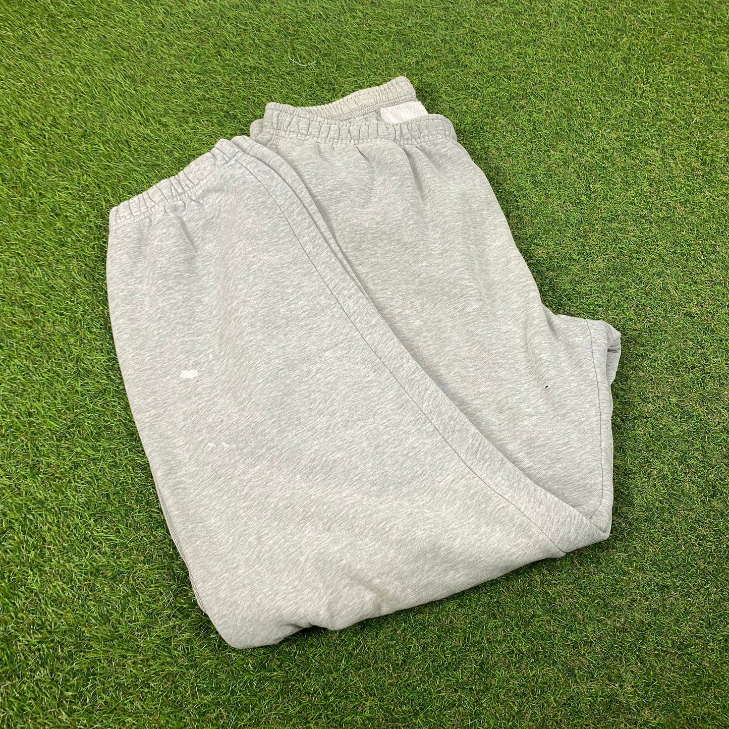 00s Nike Wide Leg Cotton Joggers Grey Large