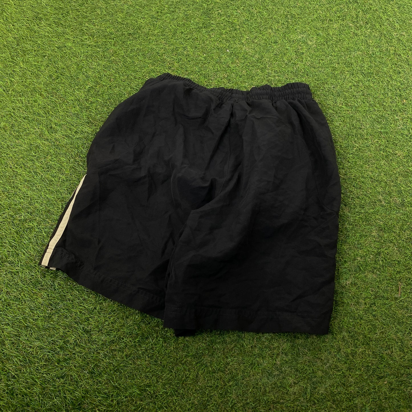 90s Adidas Germany Zip Pocket Shorts Black Small