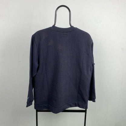 Retro Reebok Sweatshirt Blue Small