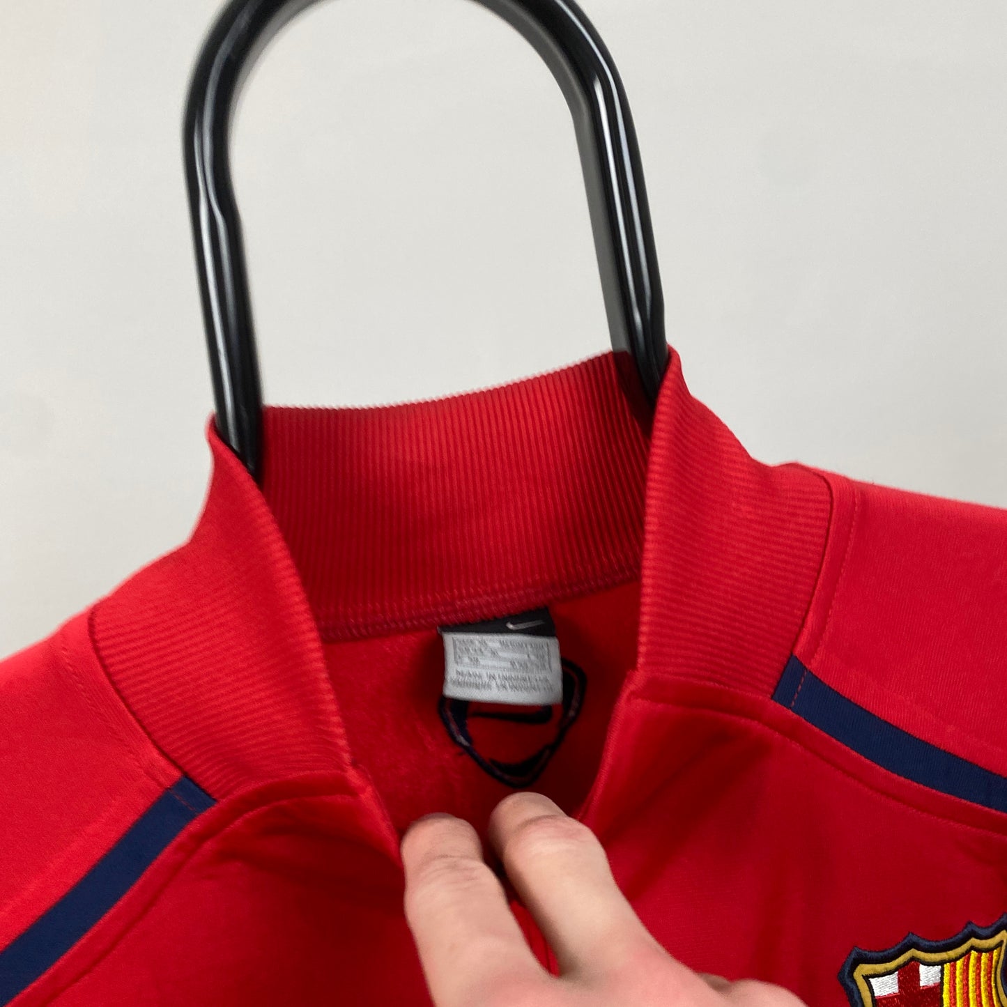 00s Nike Barcelona Windbreaker Jacket Red XL