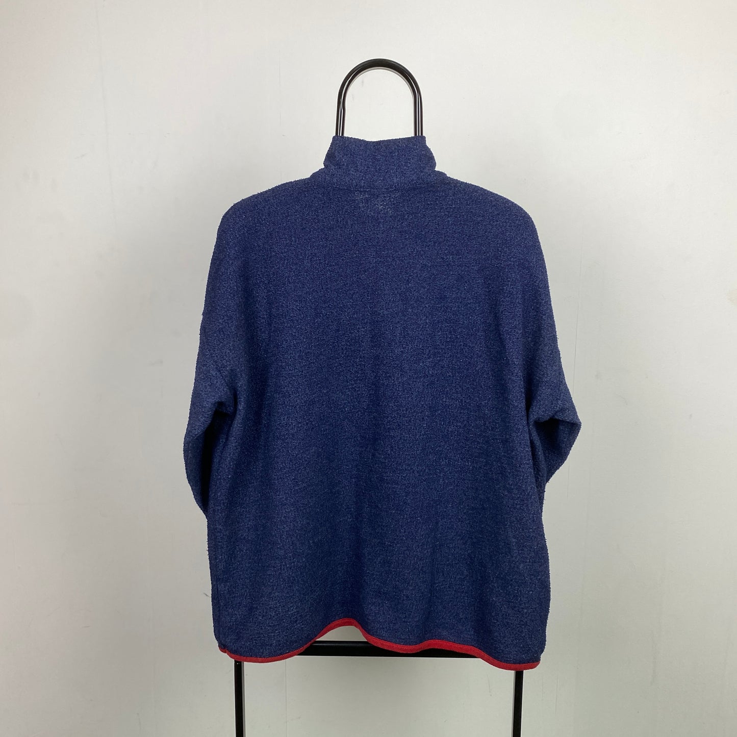 90s Nike Fleece 1/4 Zip Sweatshirt Blue XL