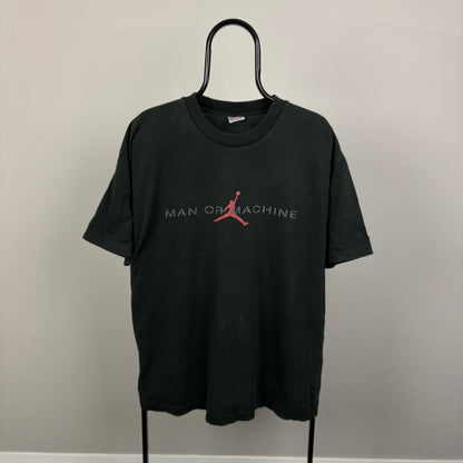 90s Nike Air Jordan T-Shirt Black XL