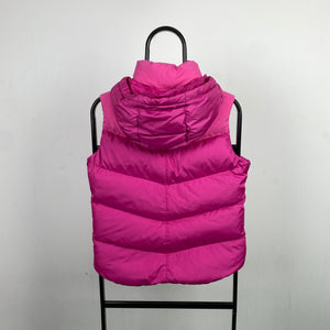 00s Nike Puffer Gilet Jacket Coat Pink Small