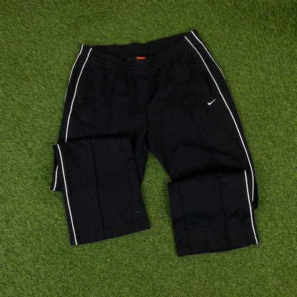 00s Nike Piping Tracksuit Jacket + Joggers Set Brown Large