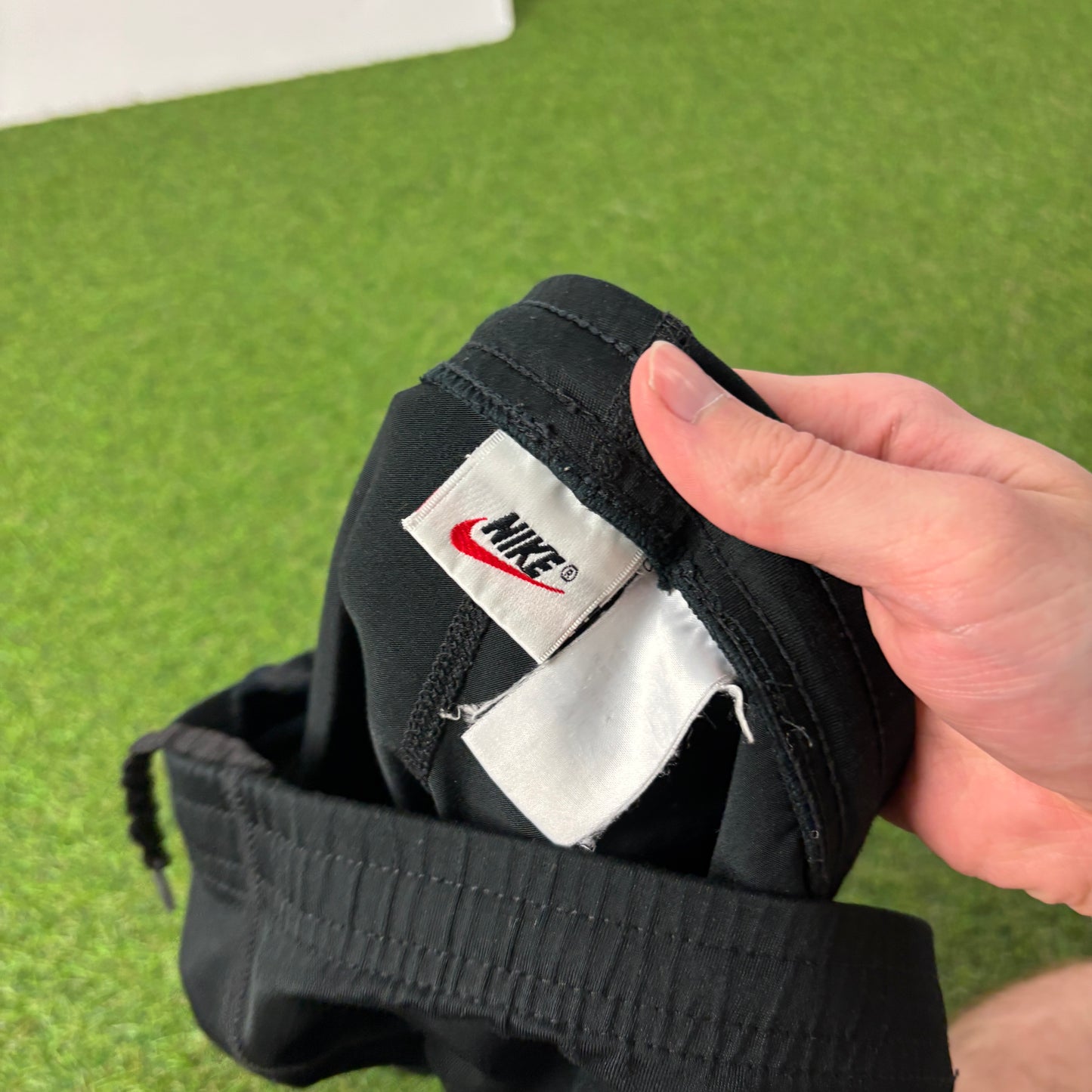 90s Nike Stretchy Shorts Black Small