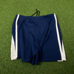 00s Nike Nylon Football Shorts Blue 2XL