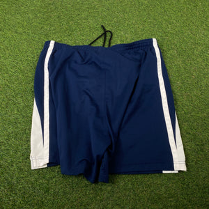 00s Nike Nylon Football Shorts Blue 2XL