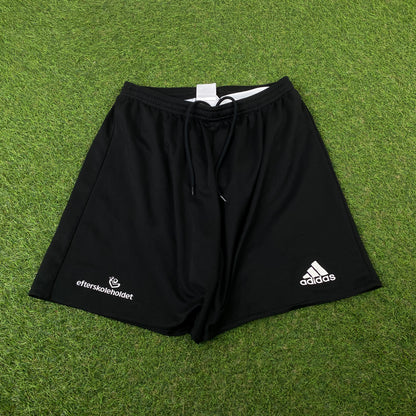 00s Adidas Football Shorts Black Medium