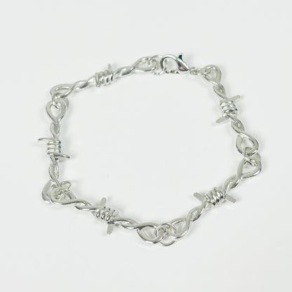 Retro Barbed Bracelet .925 Silver