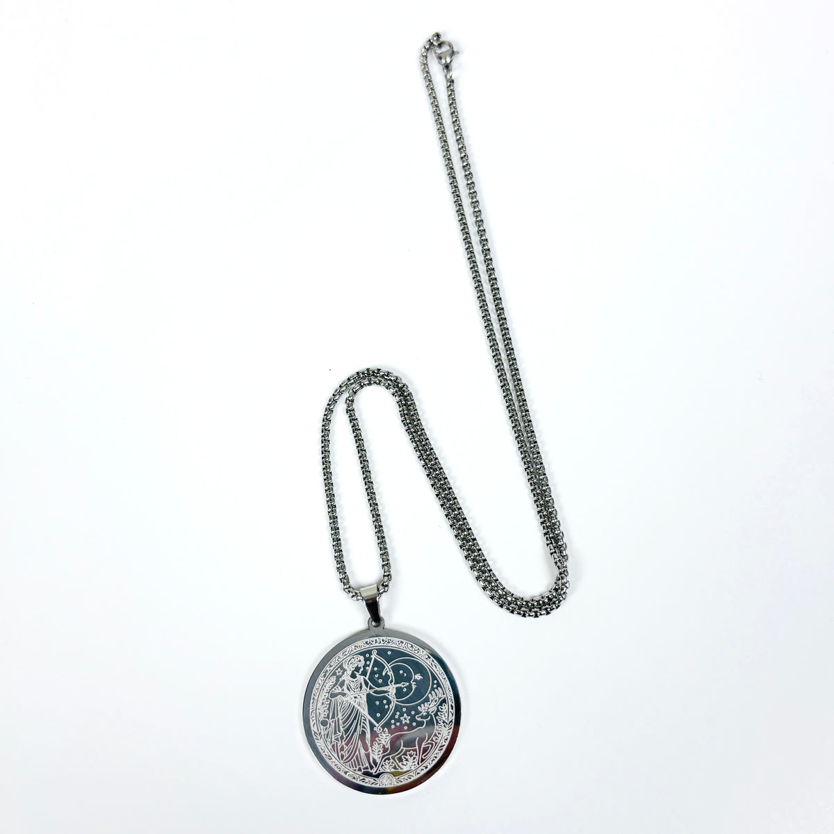 Silver Artemis Pendant Necklace
