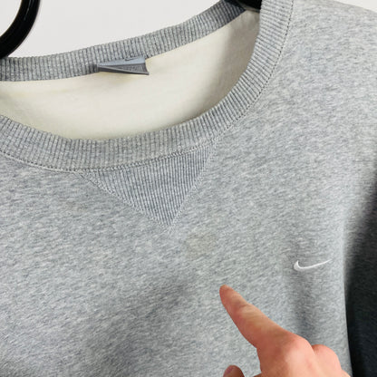 00s Nike Heavyweight Sweatshirt Grey XL