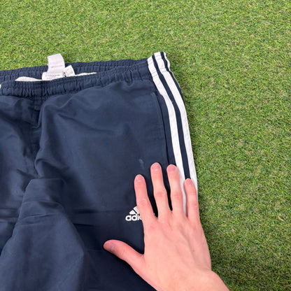 00s Adidas Piping Joggers Blue Medium