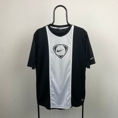00s Nike Centre Swoosh T-Shirt Black XL