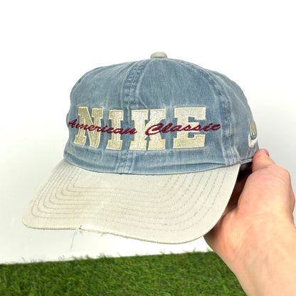 90s Nike Denim Hat Blue