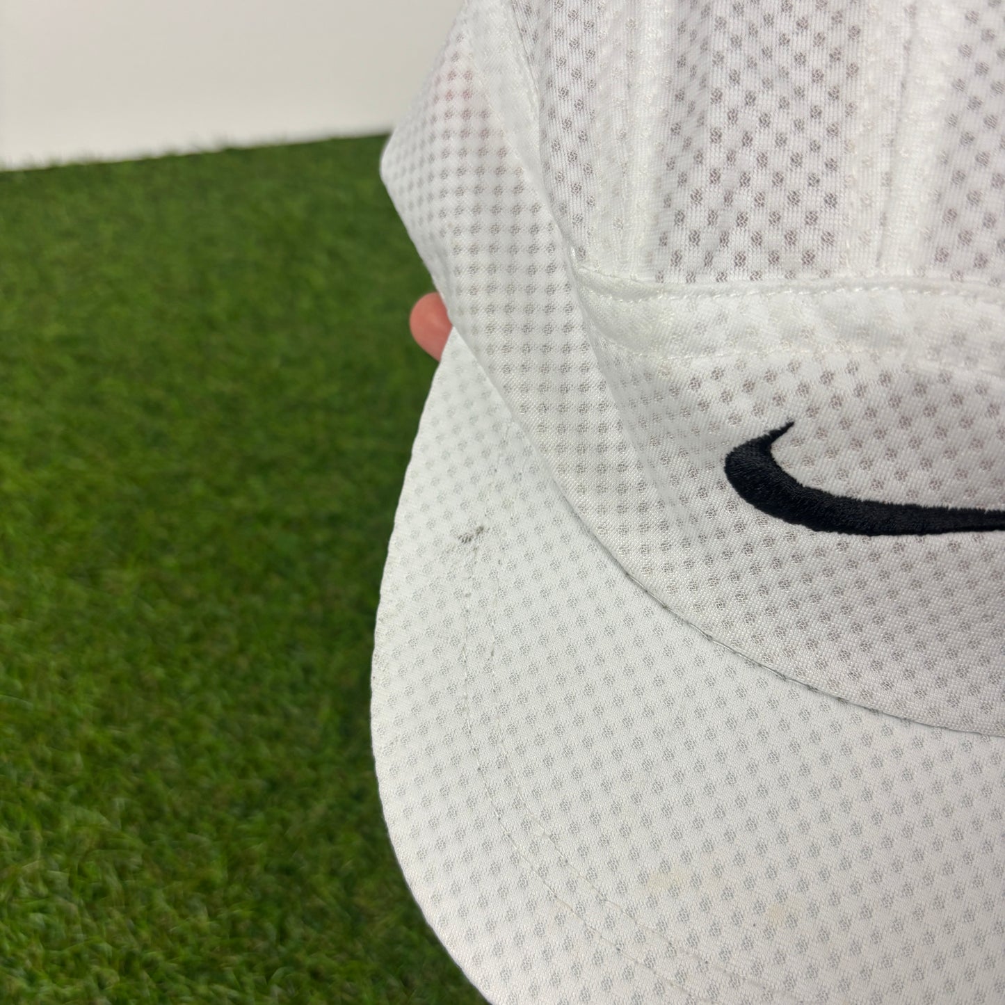 90s Nike Tailwind 6 Panel Hat White