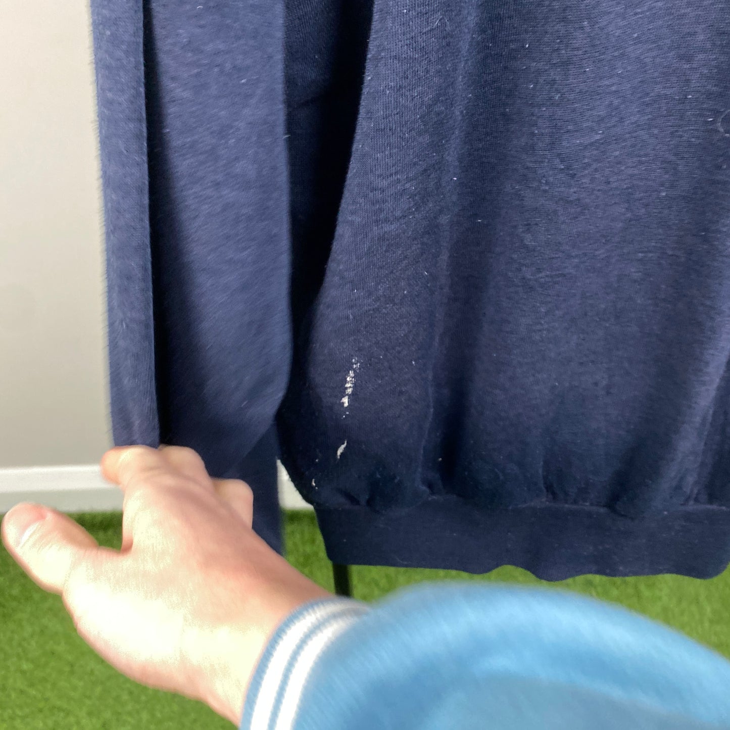 00s Reebok Sweatshirt Blue Medium