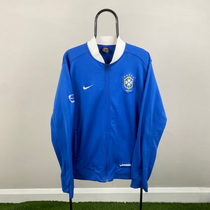 90s Nike Brazil Track Jacket Blue XL