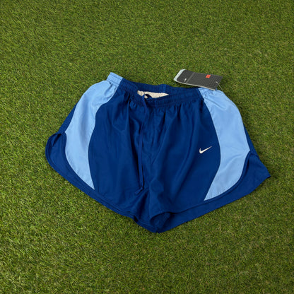 00s Nike Running Shorts Blue Small