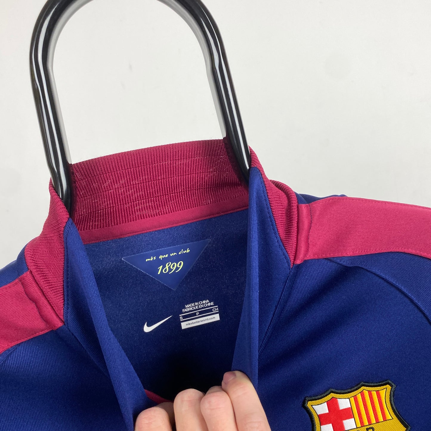 00s Nike Barcelona Track Jacket Blue Small