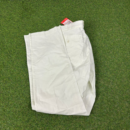 00s Nike Cargo Trousers Joggers White Small