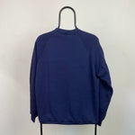 Retro USA Navy Sweatshirt Blue XL