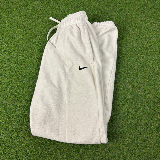 00s Nike Fleece Cotton Joggers Brown XS