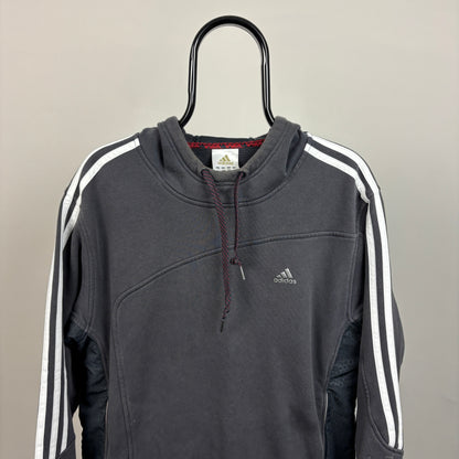 00s Adidas Torsion Hoodie Blue Large