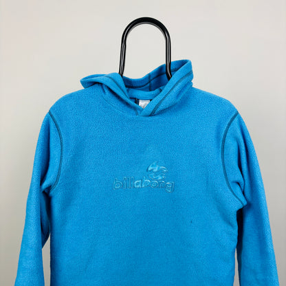 00s Billabong Fleece Hoodie Blue Women’s Large