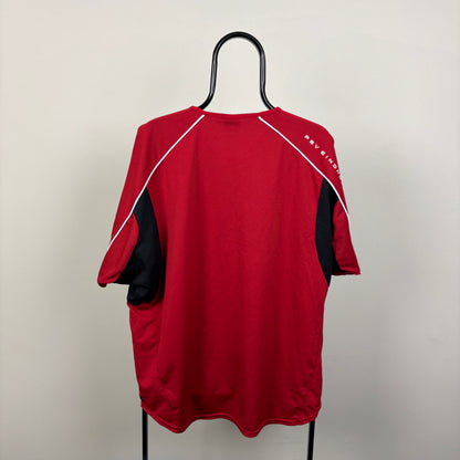 90s Nike PSV Football Shirt T-Shirt Red XL