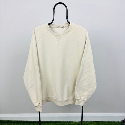 90s Champion Reverse Weave Sweatshirt Brown Medium