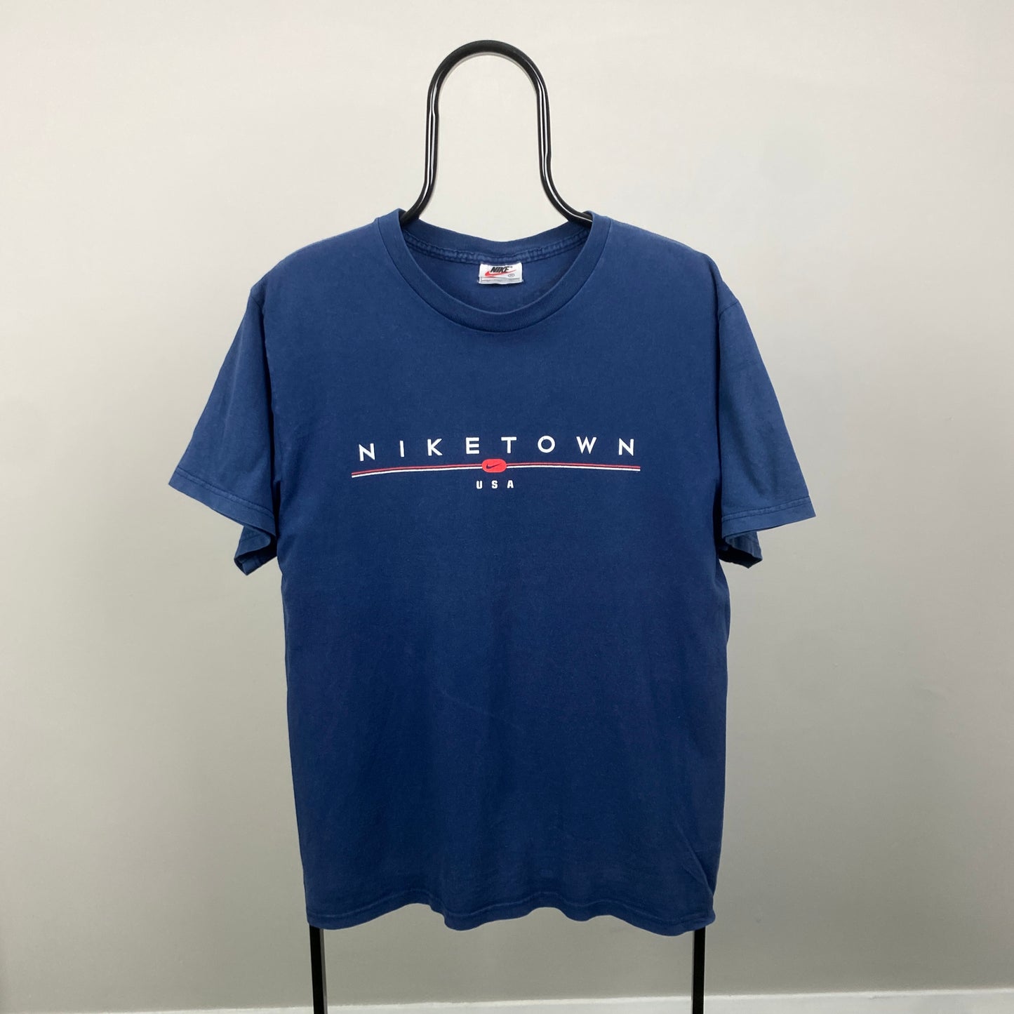 90s Nike Town T-Shirt Blue Medium