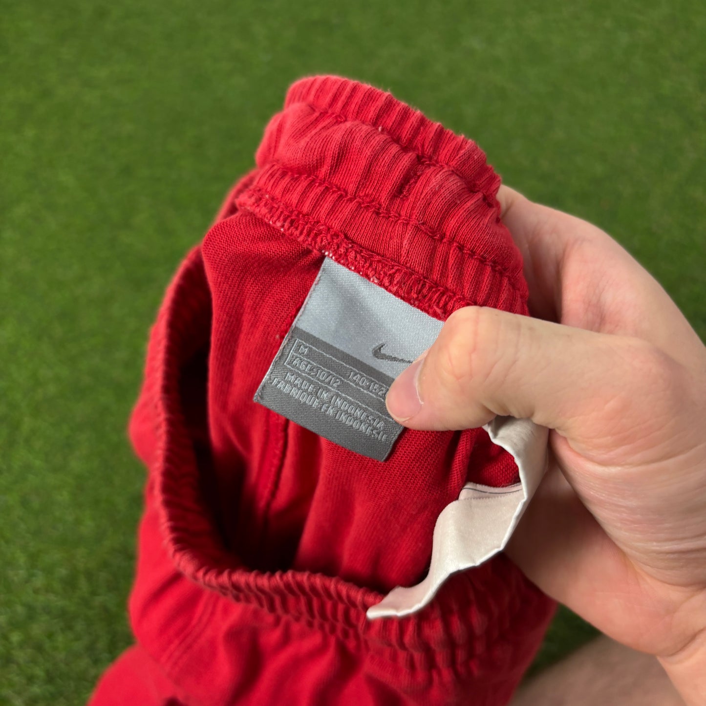 00s Nike Baggy Cotton Shorts Red XS