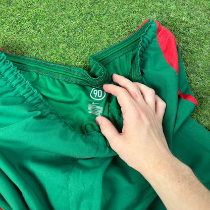 00s Nike T90 Portugal Football Shorts Green XL