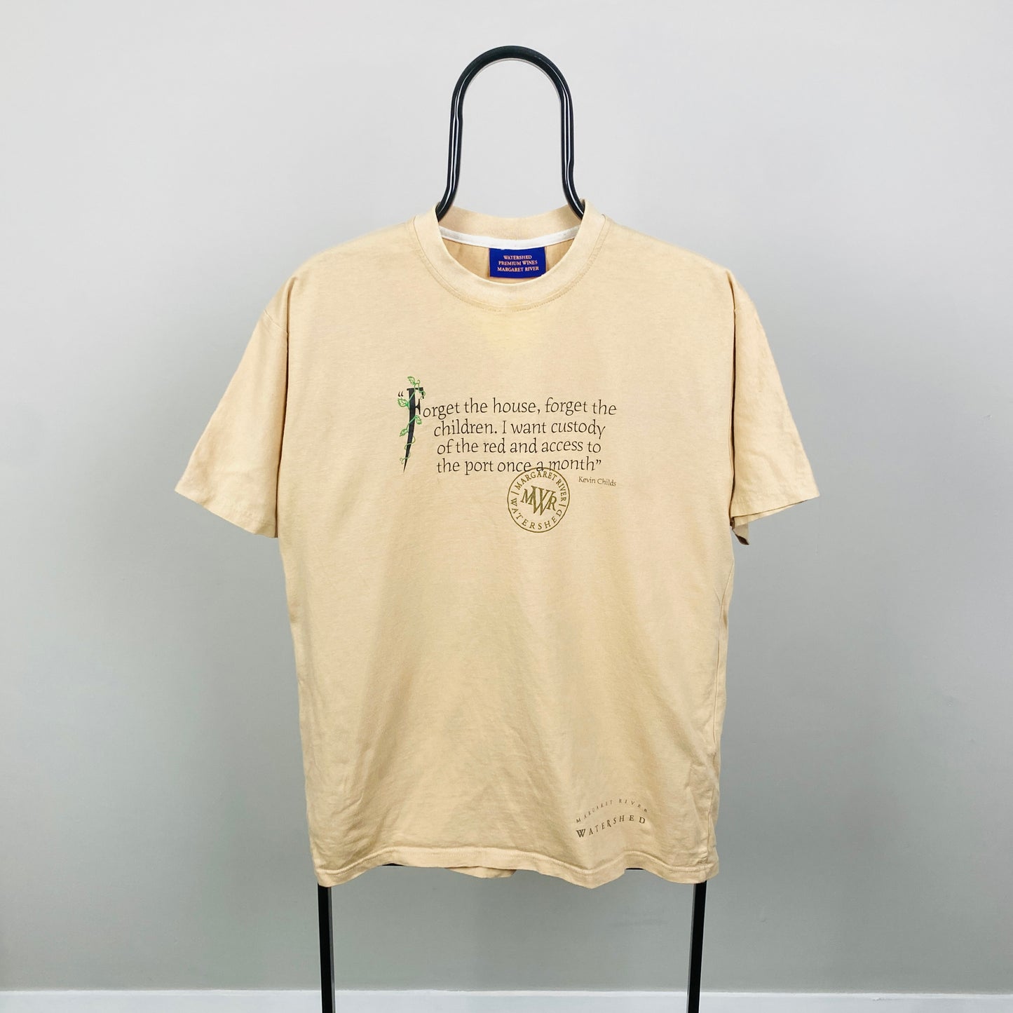 90s Vineyard T-Shirt Brown Medium